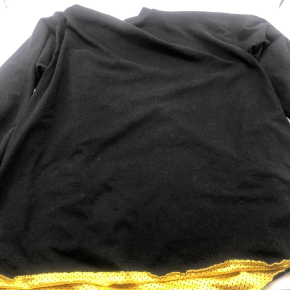 Fox Racing Sweat Shirt Size XXL Foxracinginc Sports Reversible Black Yellow - Picture 12 of 16